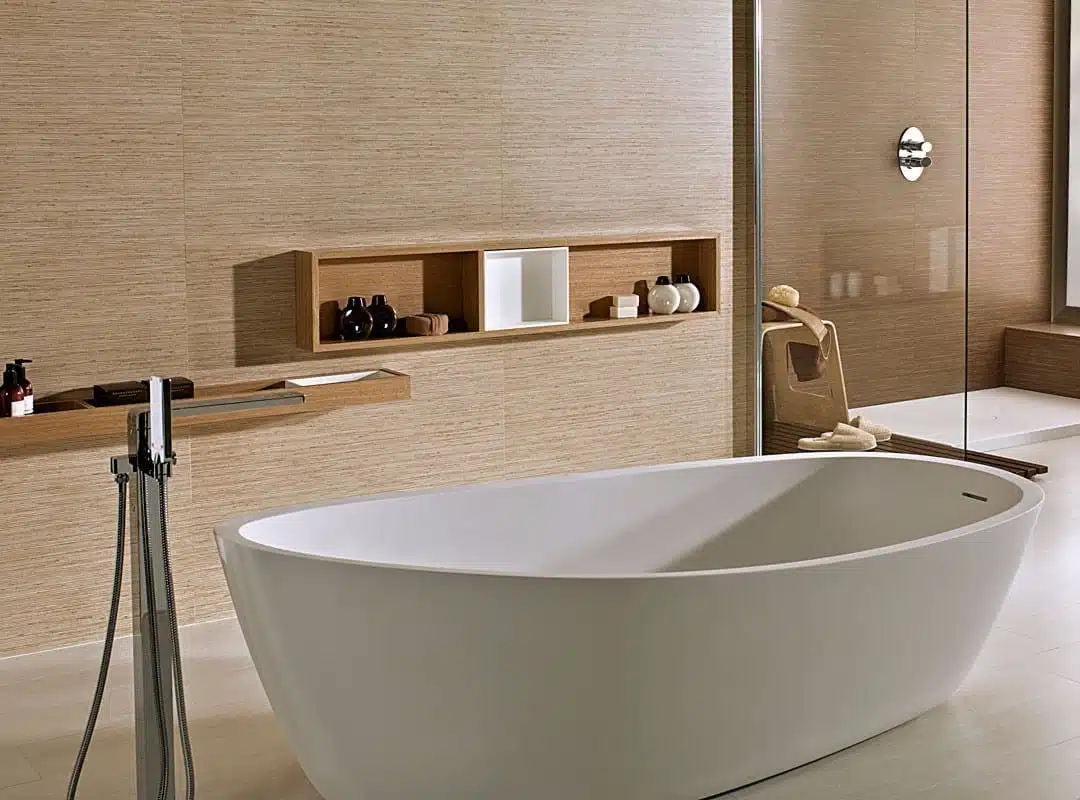 Systempool Almond Bathtubs Free standing